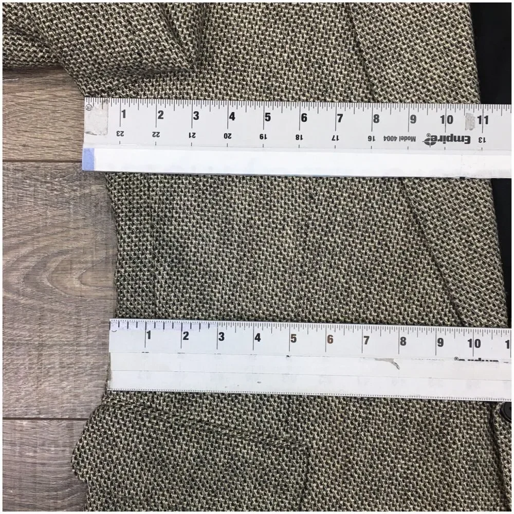 VINTAGE‎ STAFFORD Mens Blazer Sport Coat Casual Jacket Size 46R Knit Wool Suit